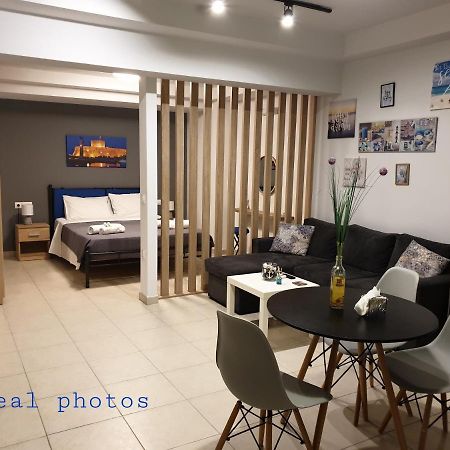Blue - Comfy Center Rodos Apartment Asgourou Luaran gambar