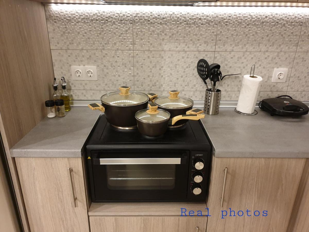 Blue - Comfy Center Rodos Apartment Asgourou Luaran gambar